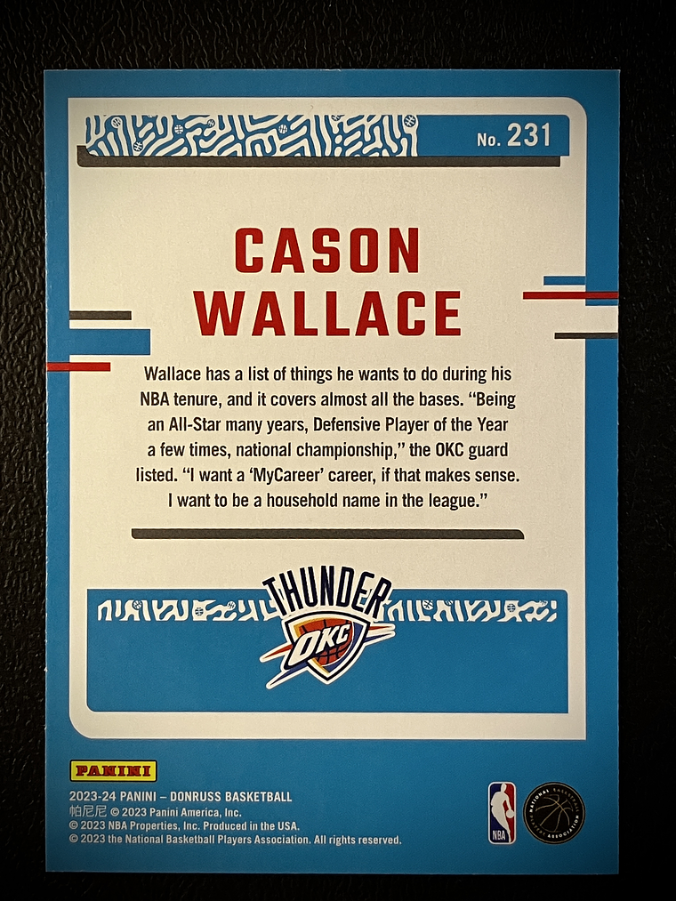 Cason Wallace Rookie Card 2