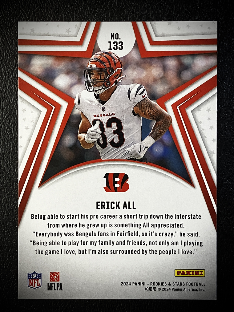 Erick All Jr. Rookie Card  2