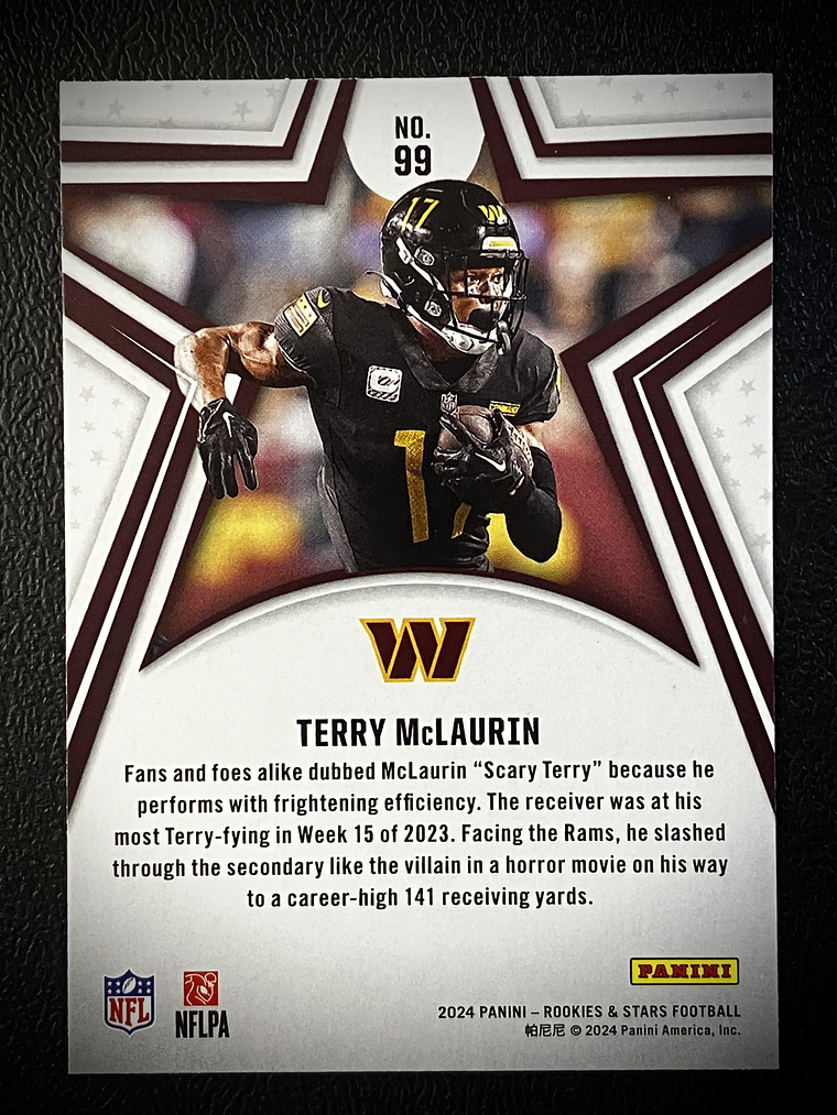 Terry McLaurin Base Card  2
