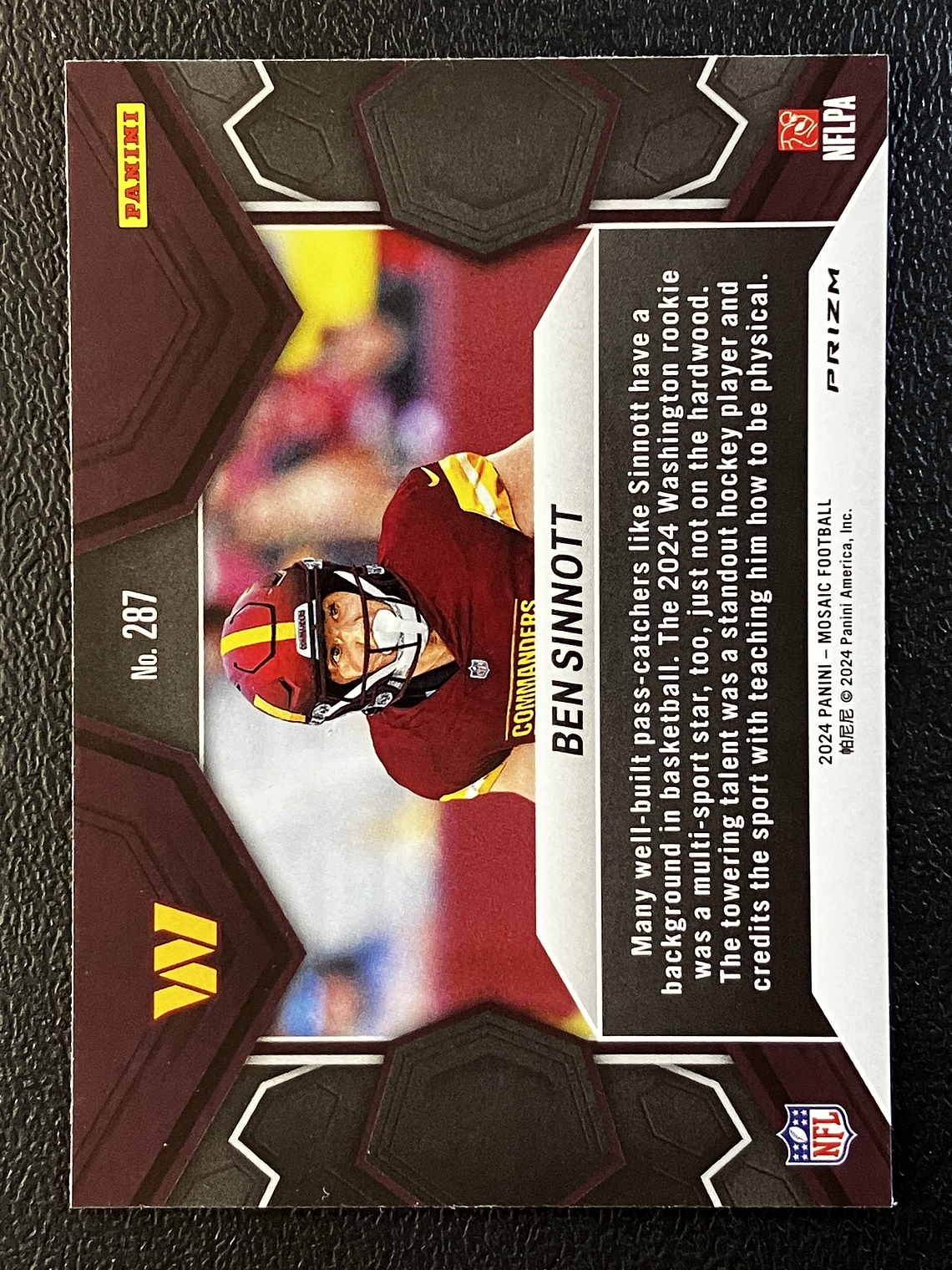 Ben Sinnott Parallel Card 2