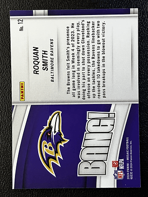 Roquan Smith Insert Card 