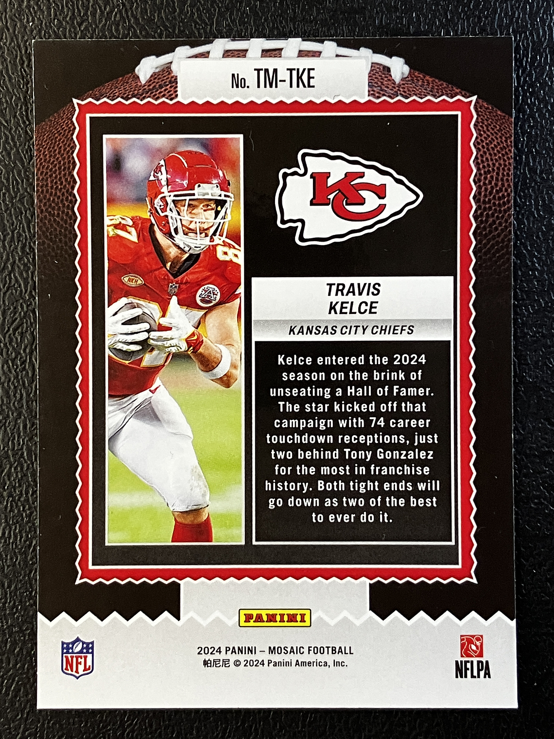 Travis Kelce Insert Card  2