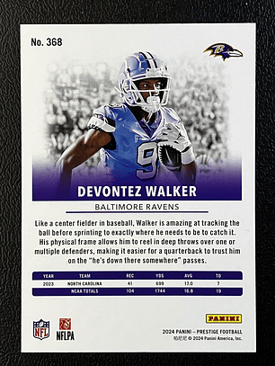 Devontez Walker Rookie Card 