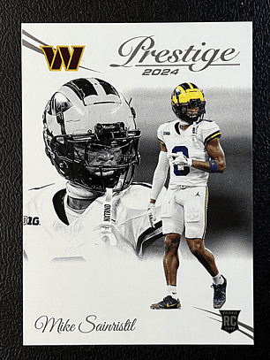 Mike Sainristil Rookie Card 