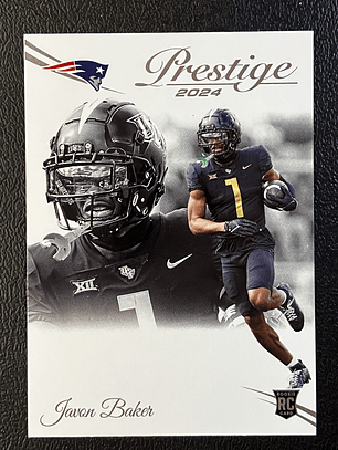 Javon Baker Rookie Card 