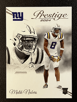 Malik Nabers Rookie Card 
