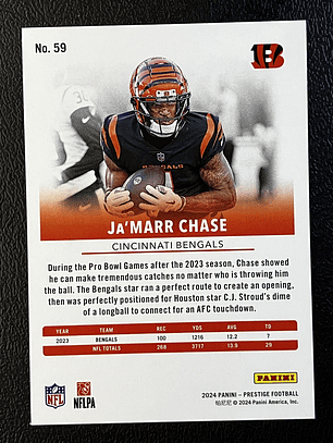 Ja'Marr Chase Base Card 