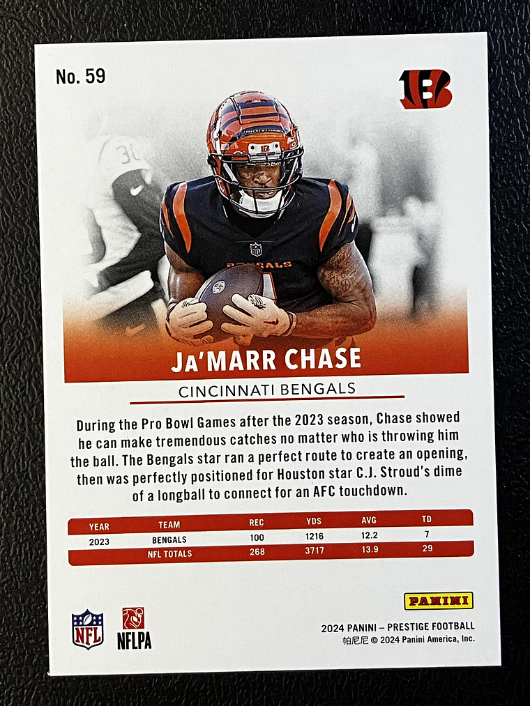 Ja'Marr Chase Base Card  2