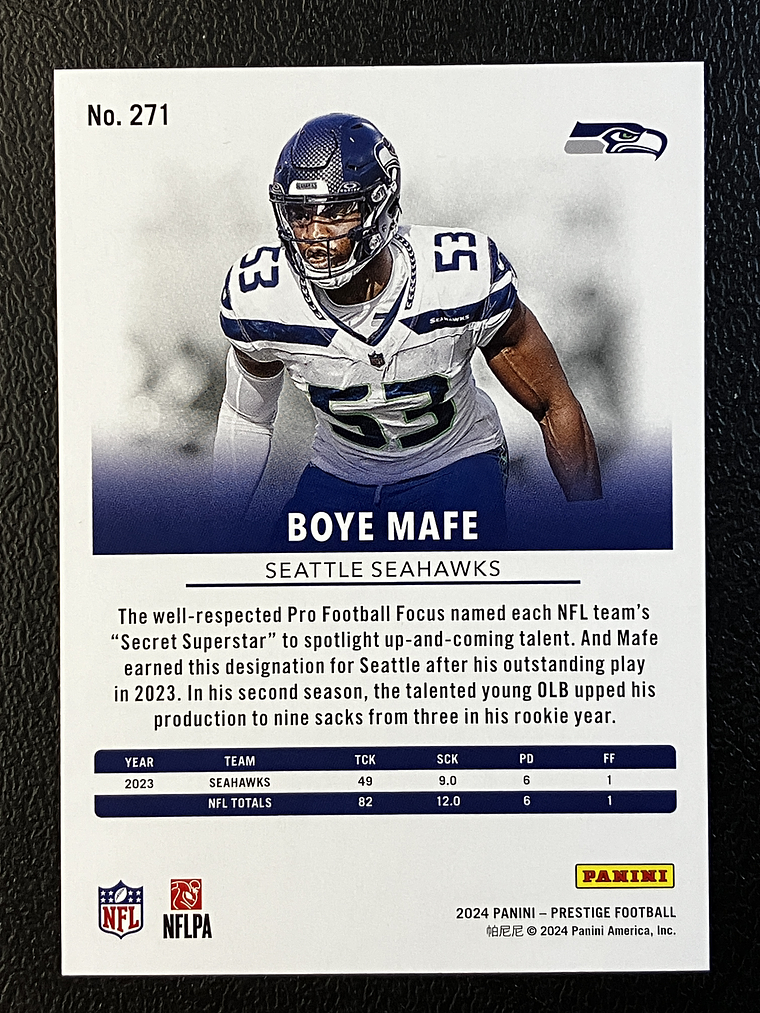 Boye Mafe Base Card  2