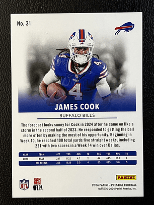 James Cook Base Card 