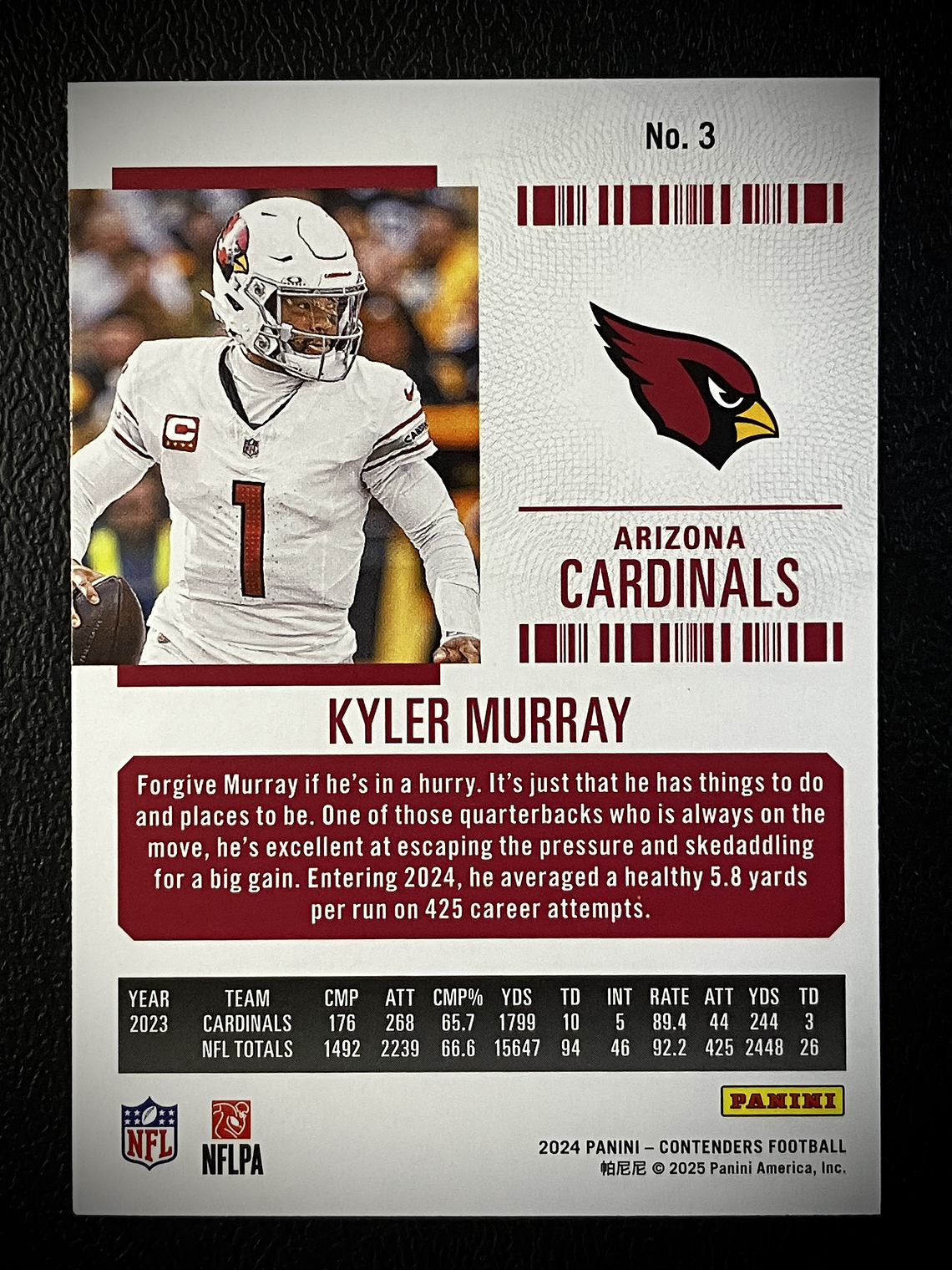 Kyler Murray Base Card  2