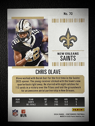 Chris Olave Base Card 