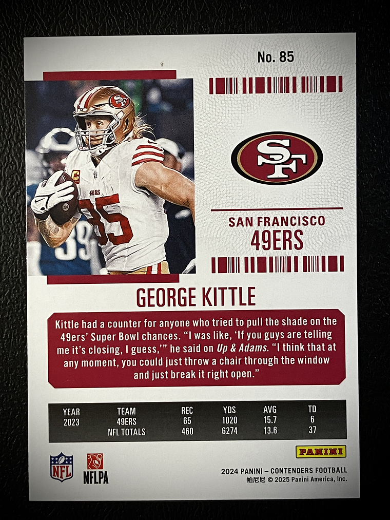 George Kittle Base Card  2