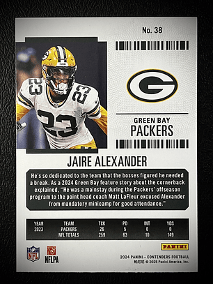 Jaire Alexander Parallel Card