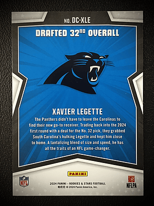 Xavier Legette Insert Card 