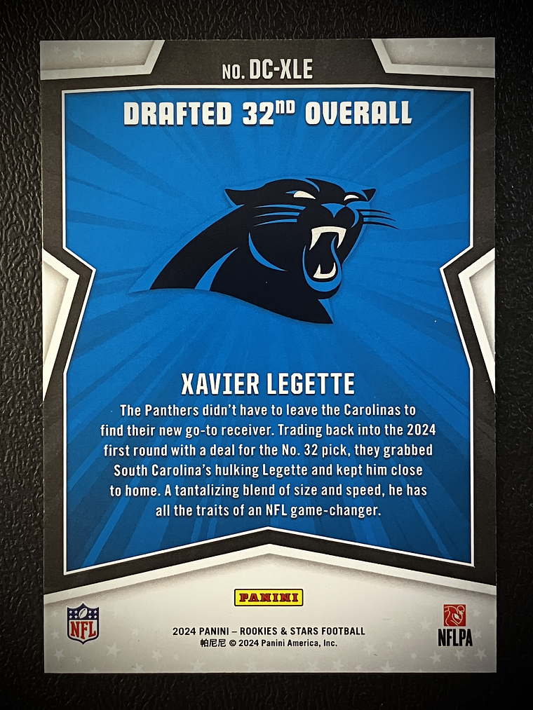 Xavier Legette Insert Card  2