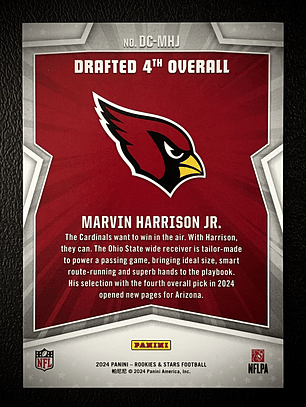 Marvin Harrison Jr. Insert Card 