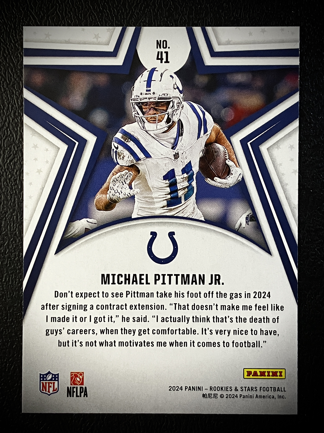 Michael Pittman Jr. Base Card  2