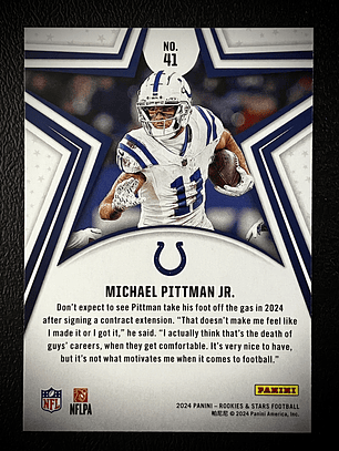 Michael Pittman Jr. Base Card 