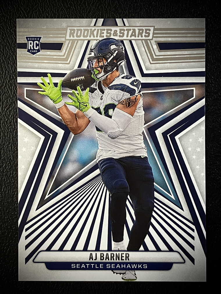 AJ Barner Rookie Card  1