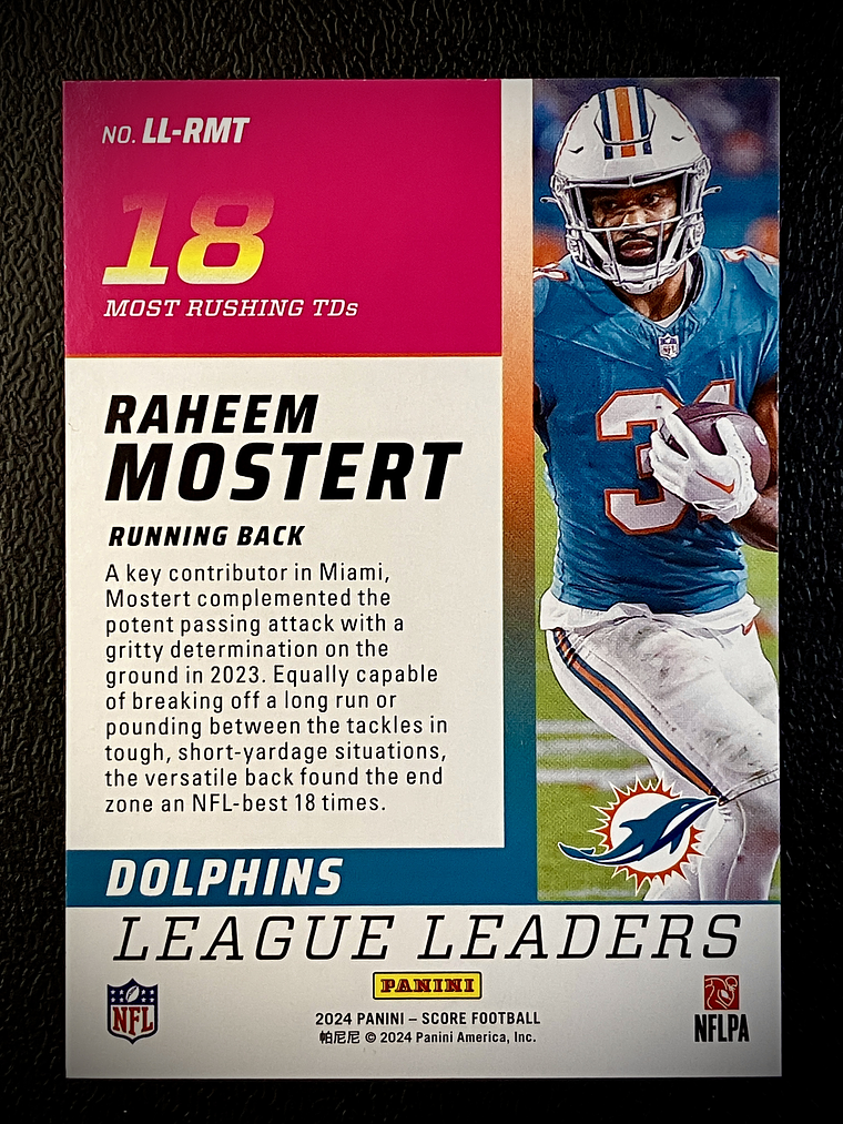 Raheem Mostert Insert Card  2