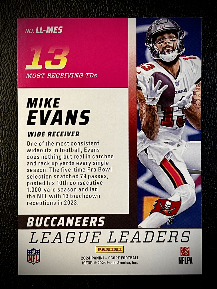 Mike Evans Insert Card  2
