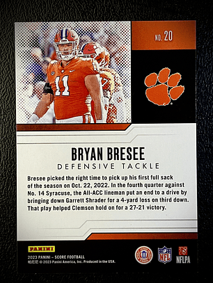  Bryan Bresee Insert Card 