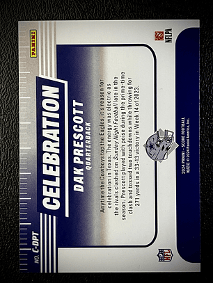 Dak Prescott Insert Card 