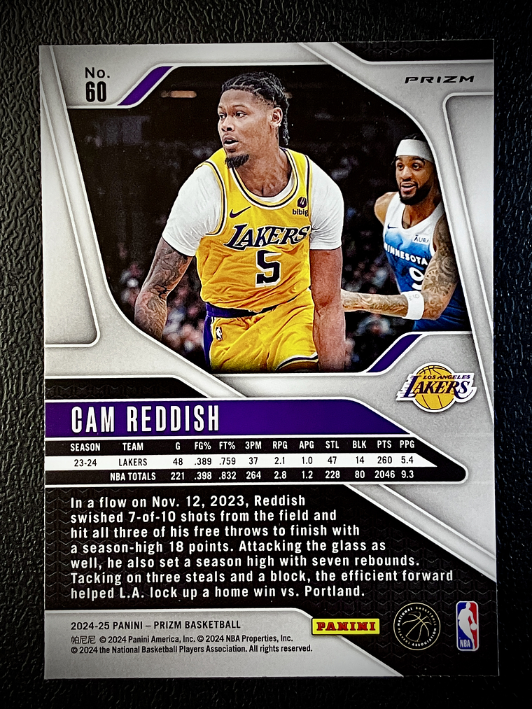 Cam Reddish Parallel Card 2