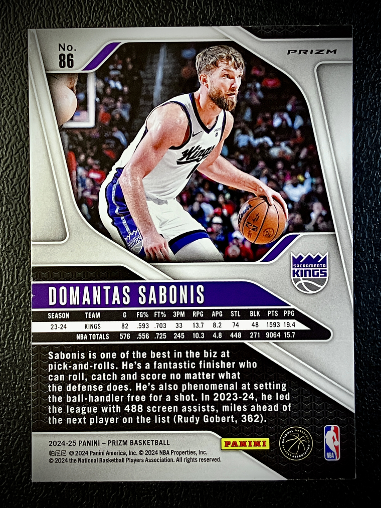 Domantas Sabonis Parallel Card 2