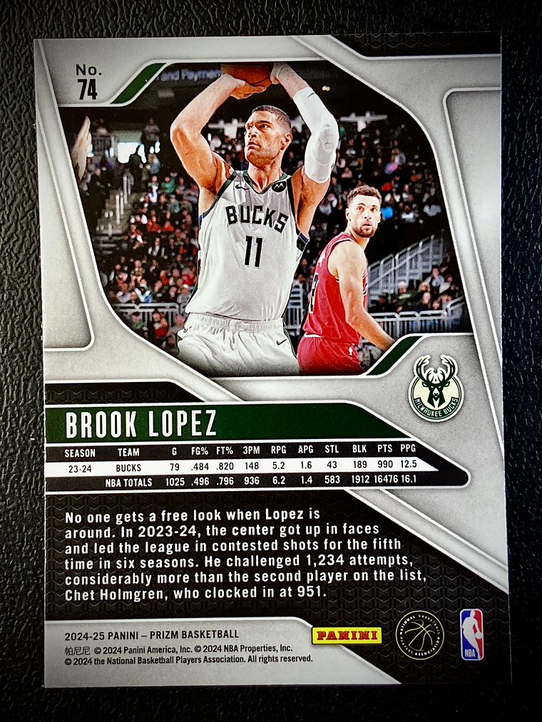 Brook Lopez Base Card  2