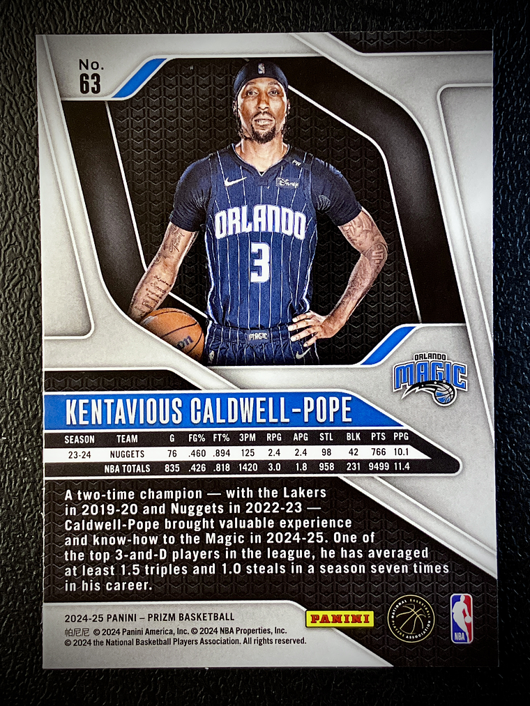 Kentavious Caldwell-Pope Base Card  2