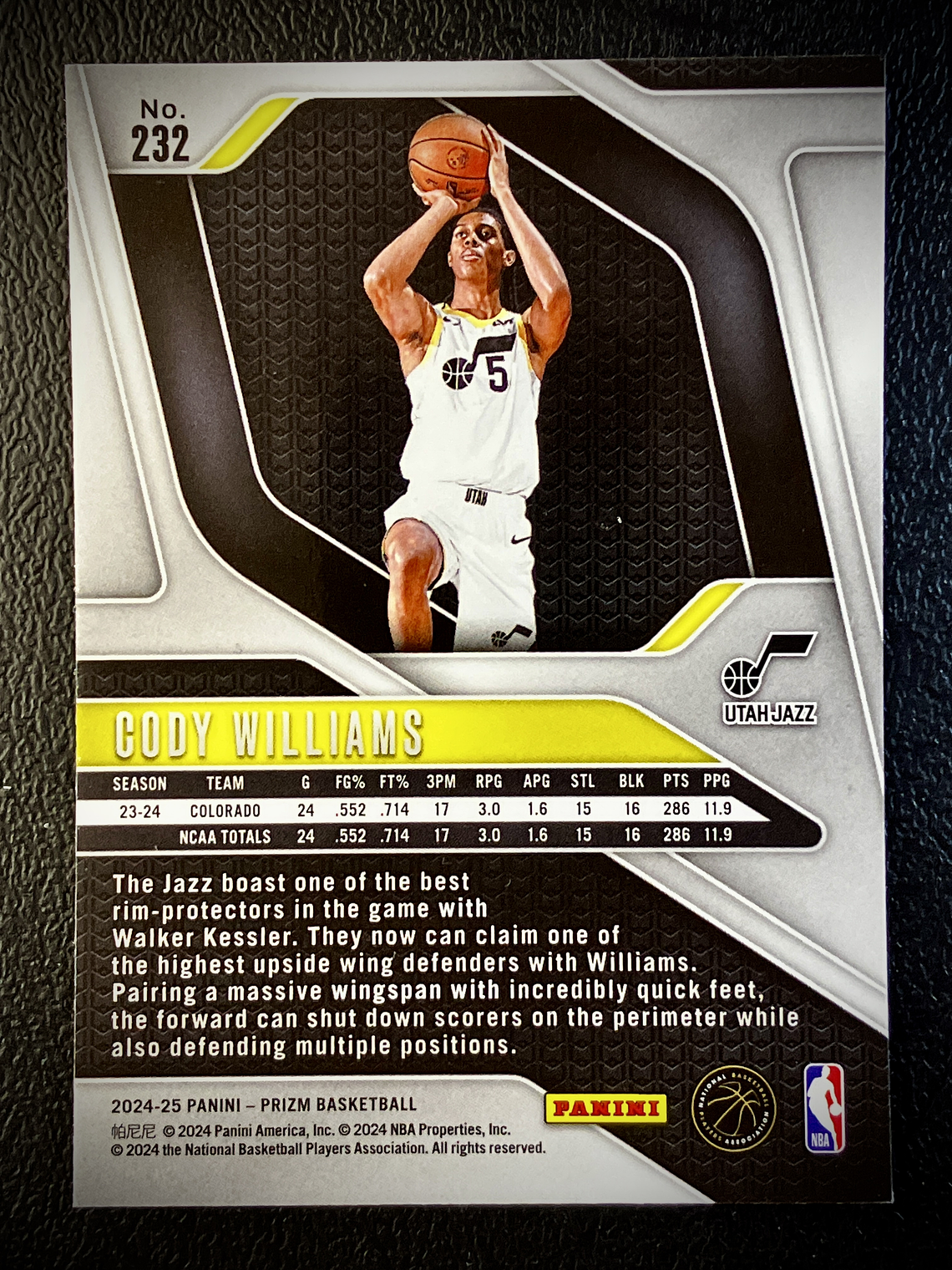 Cody Williams Rookie Card  2