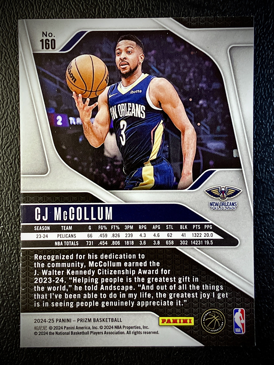  CJ McCollum Base Card  2