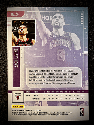 Zach LaVine Base Card 