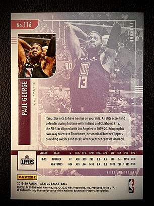 Paul George Parallel Card