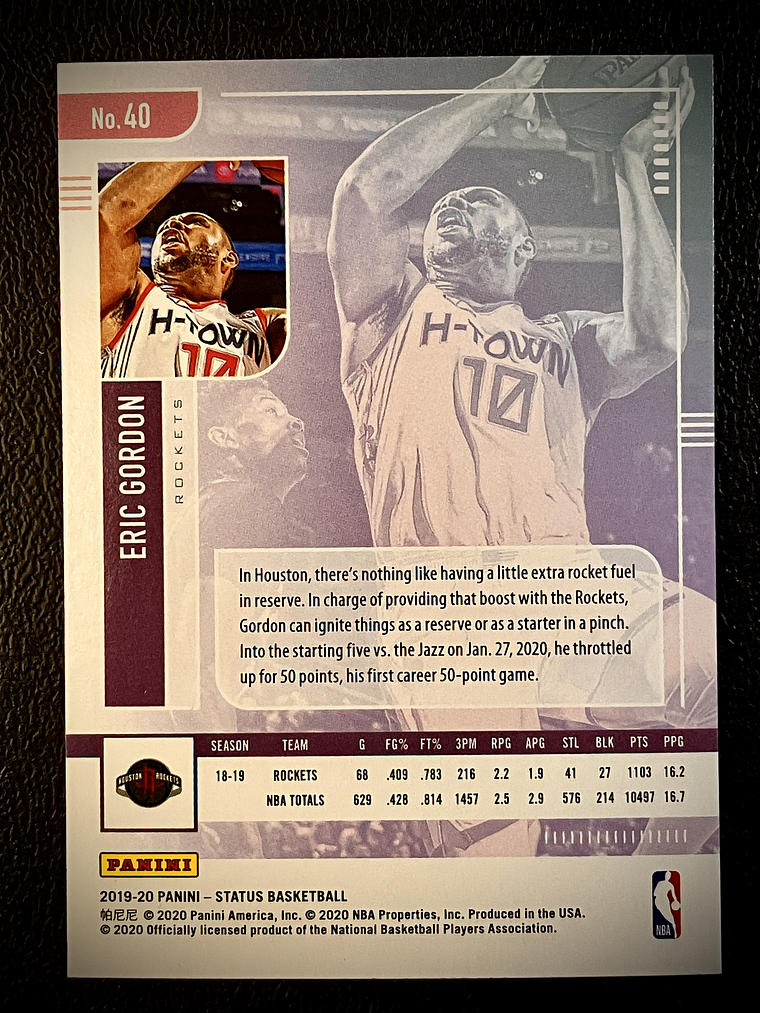 Eric Gordon Base Card  2