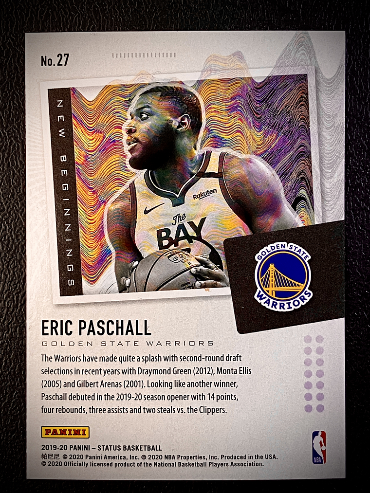 Eric Paschall Insert Card  2