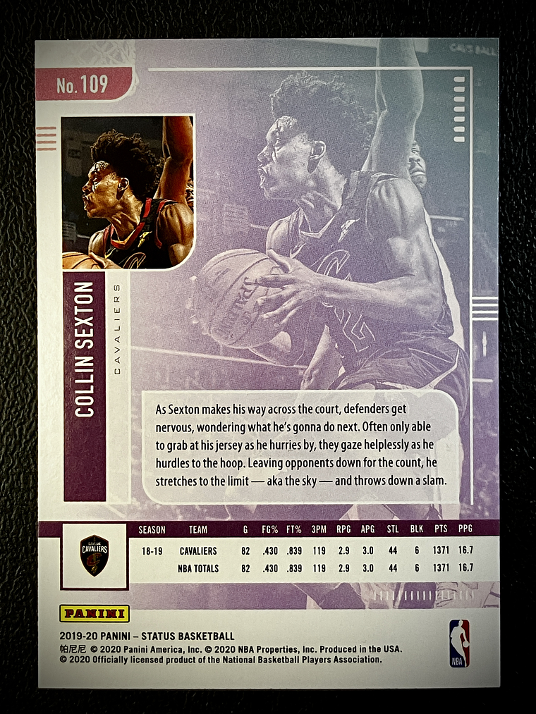 Collin Sexton Parallel Card 2