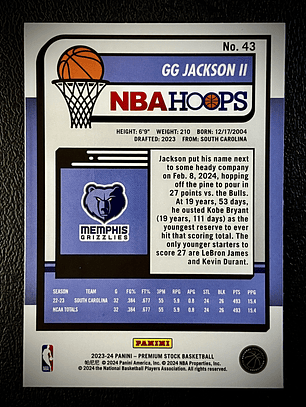 GG Jackson II Rookie Card 