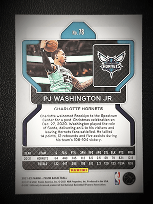 PJ Washington Jr. Base Card 