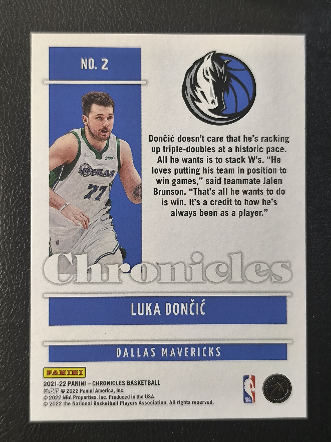 Luka Doncic Base Card  2