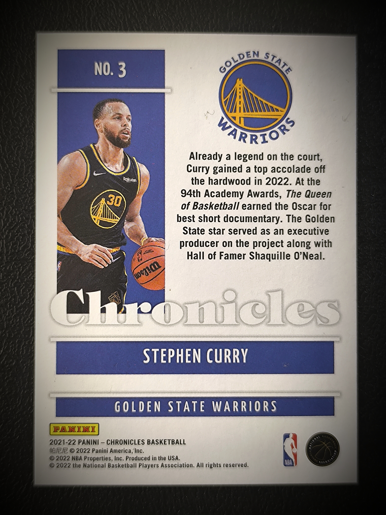  Stephen Curry Parallel Card 2