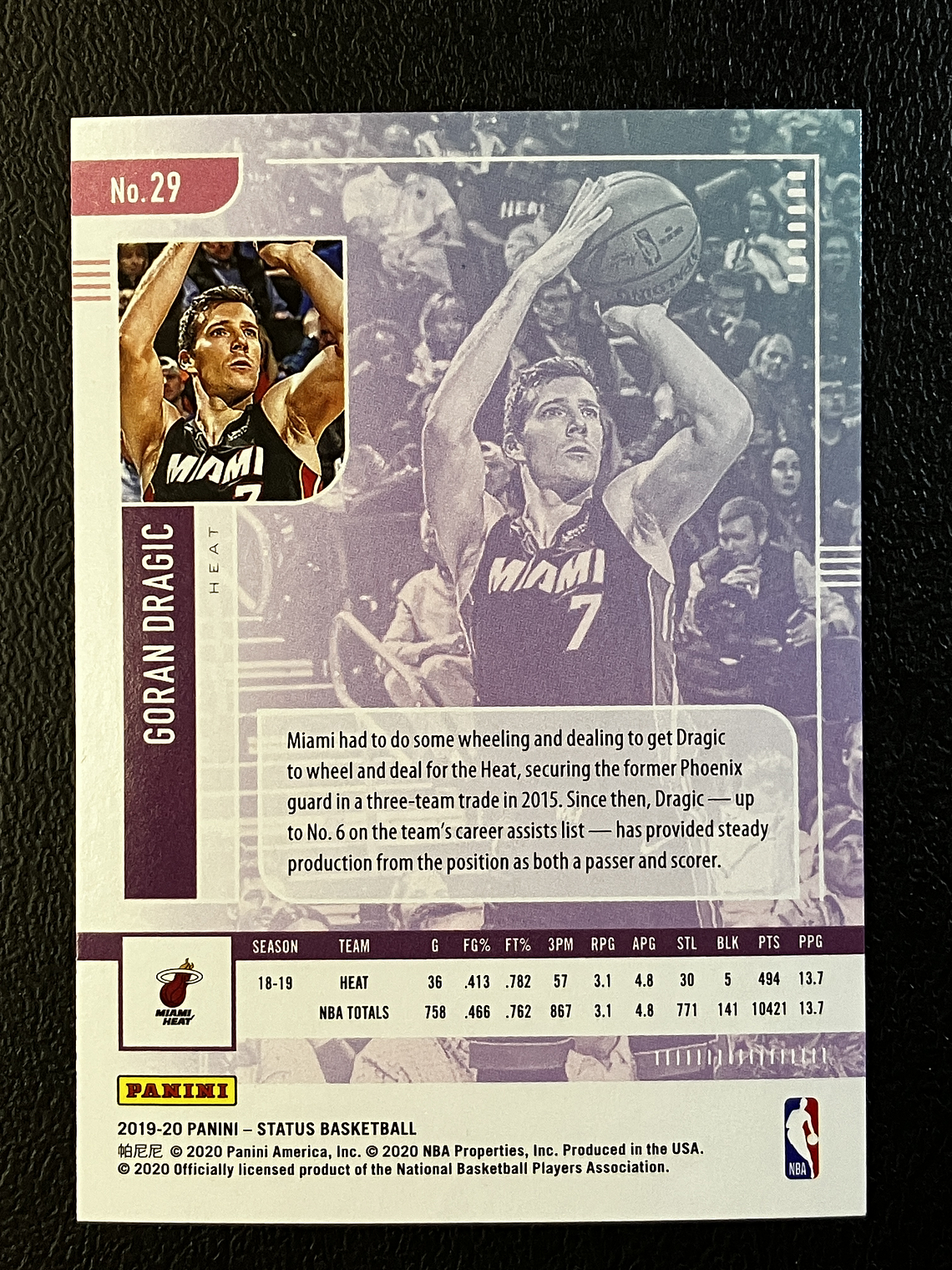 Goran Dragic Parallel Card 2