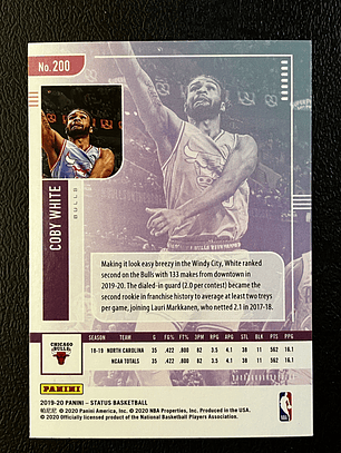 Coby White Base Card 