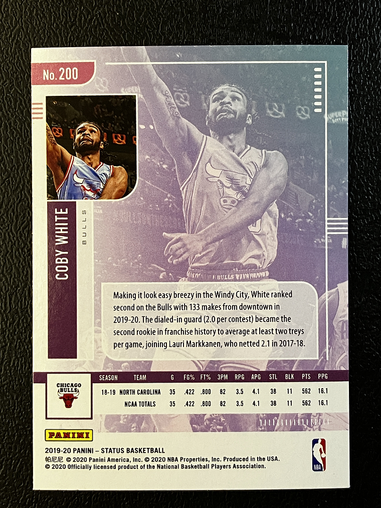 Coby White Base Card  2