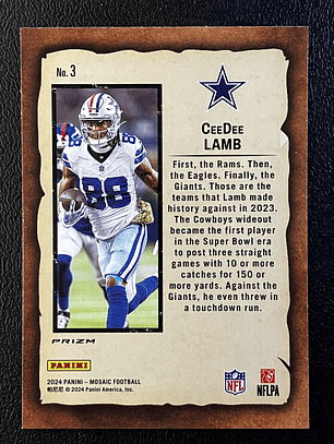 CeeDee Lamb Insert Card 