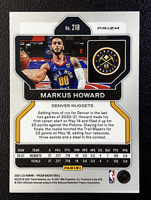 Markus Howard Parallel 