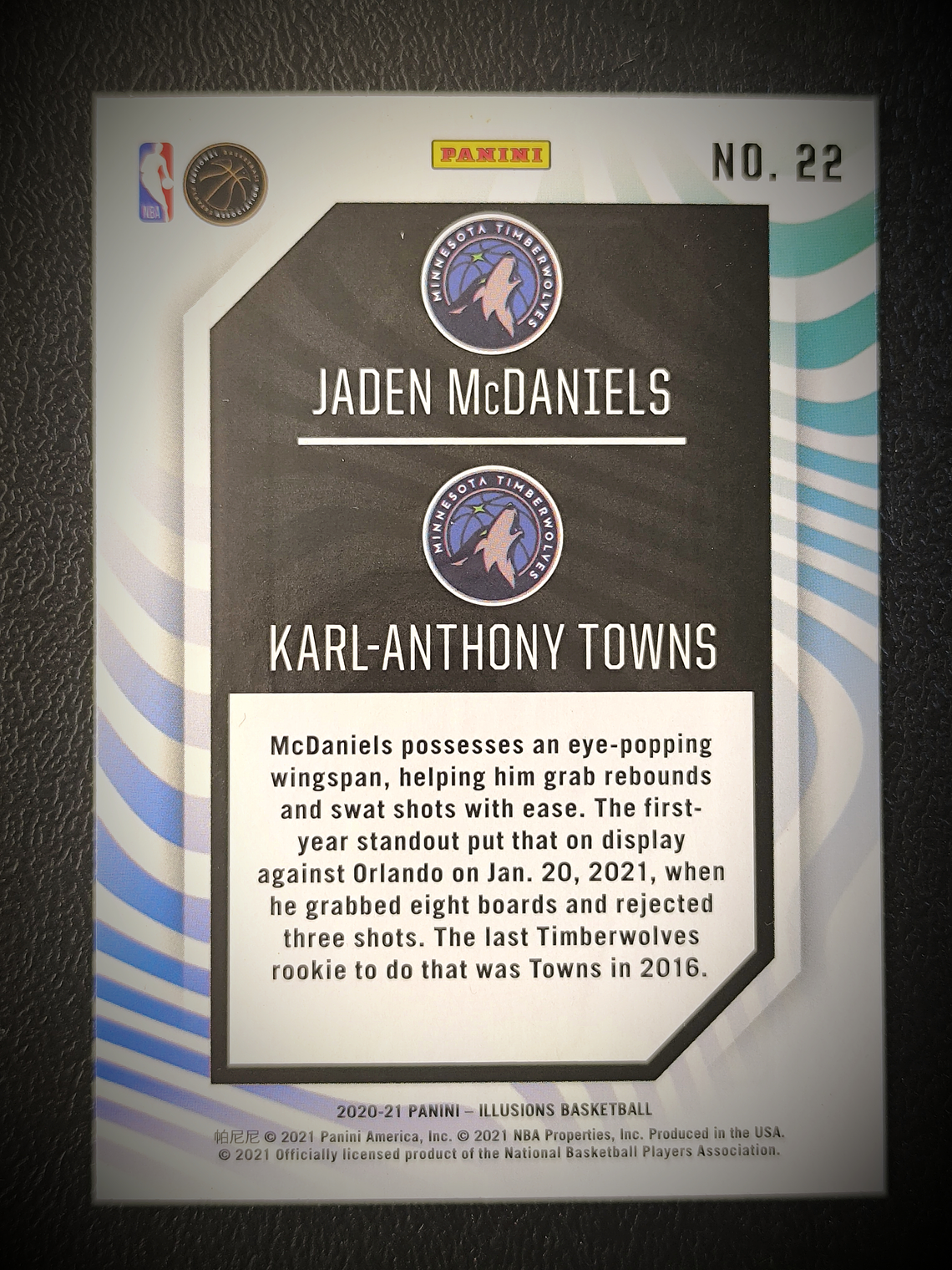 Karl-Anthony Towns, Jaden McDaniels 2