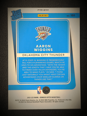 Aaron Wiggins Rookie Card 